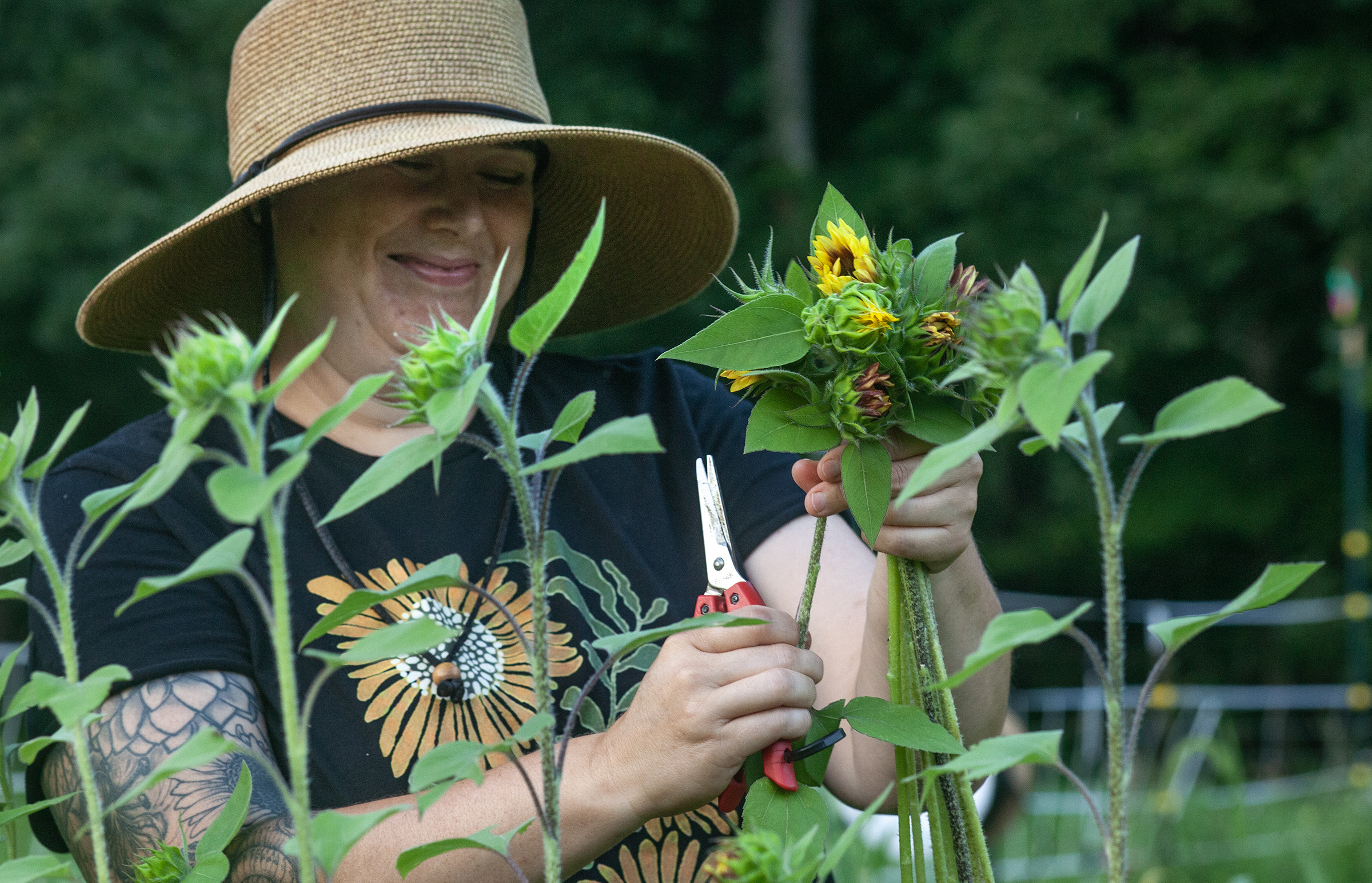 Fred's Flowers at the July 2025 market
